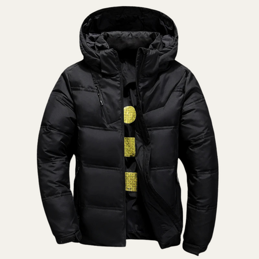 Wrenford Men's Down Puffer Jacket Winter Hooded - Vonnera
