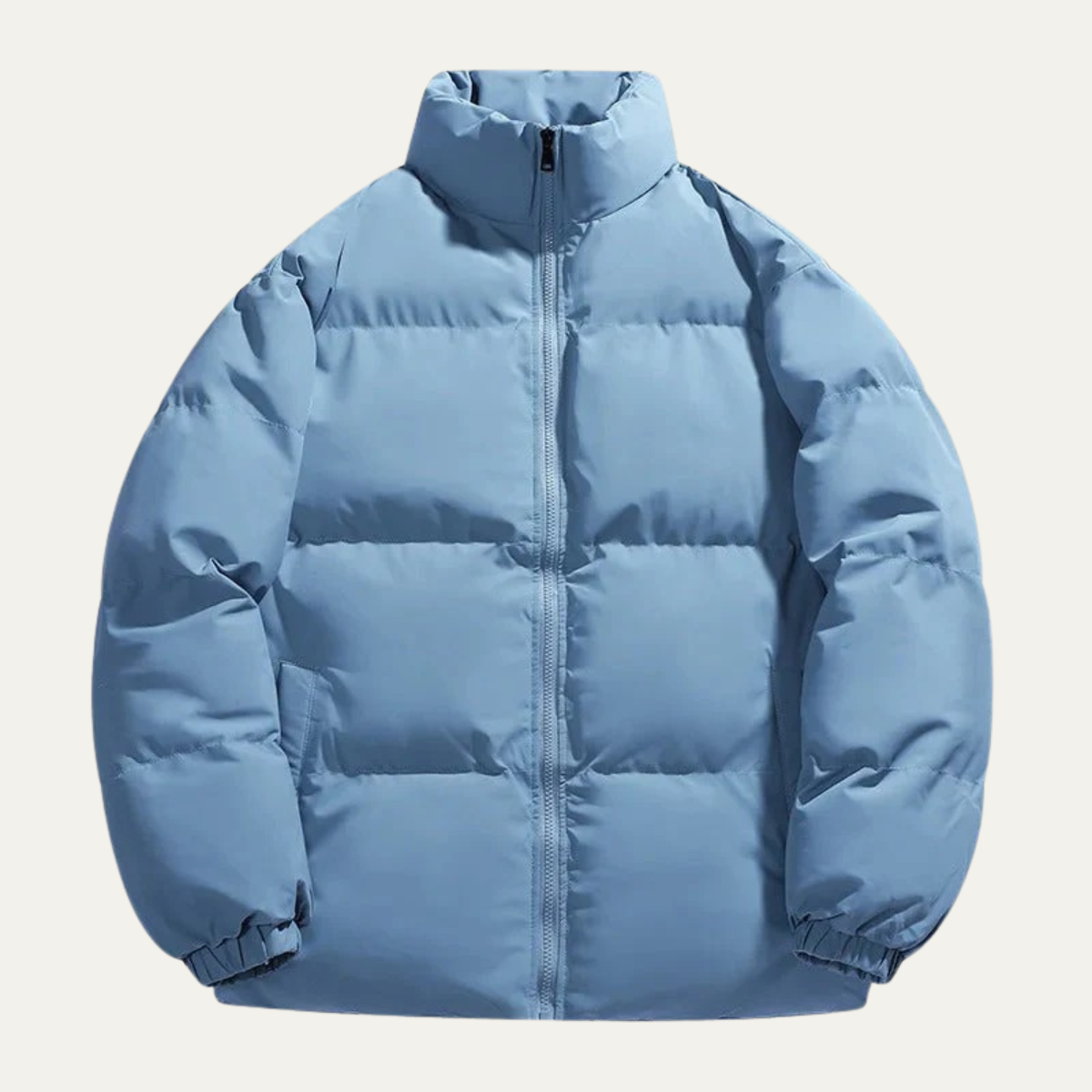 Men's Elegant Puffer Jacket Waterproof Black