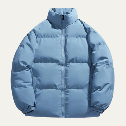 Men's Elegant Puffer Jacket Waterproof Black