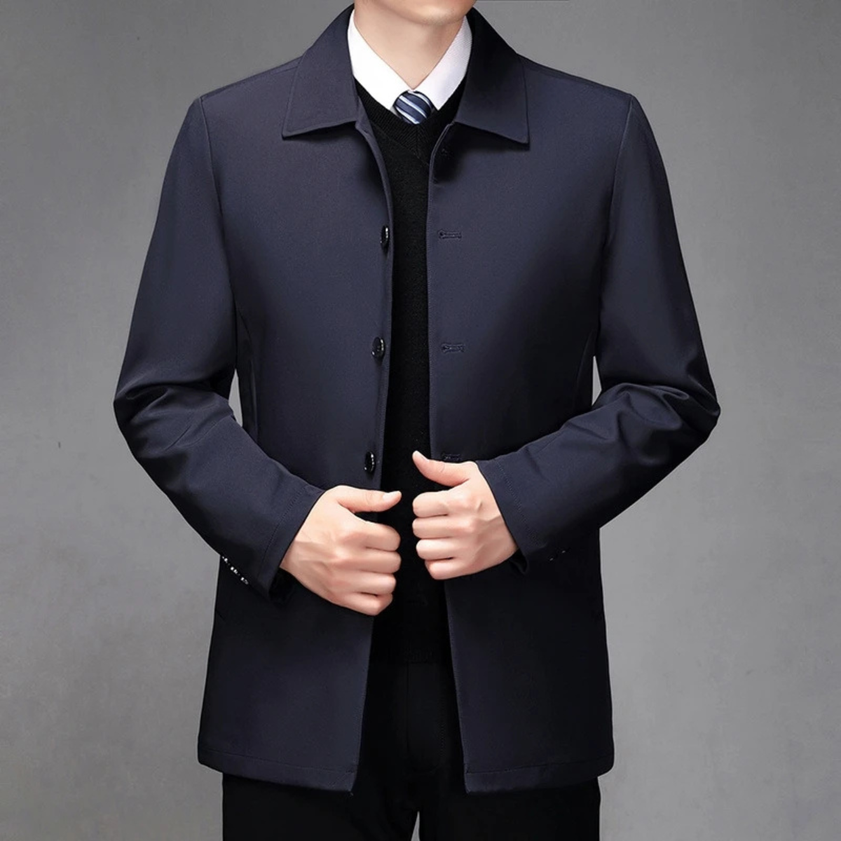 Alden Men's Lightweight Button Jacket