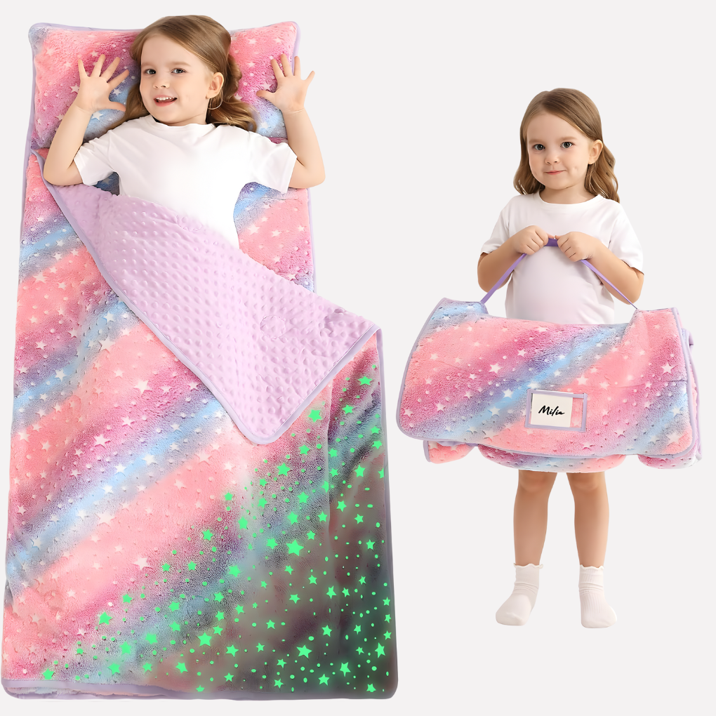 Toddler Sleep Mat With Pillow And Blanket