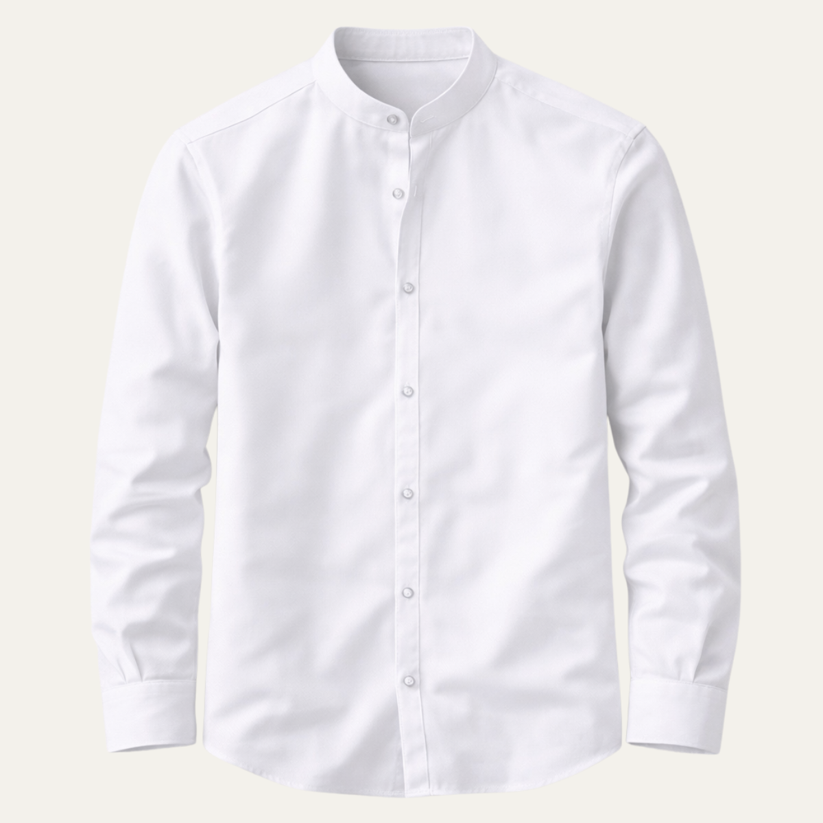 Men's Slim Fit Stand Collar Dress Shirt - Vonnera