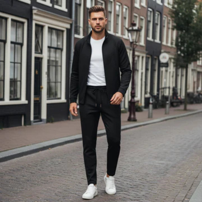 Men's Tracksuit Modern Zip Jacket Joggers