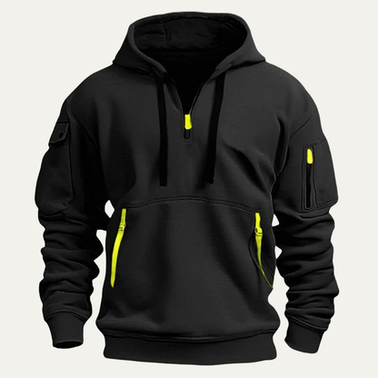 Men's Hoodie Jacket Multi Pocket Durable Silverlawn