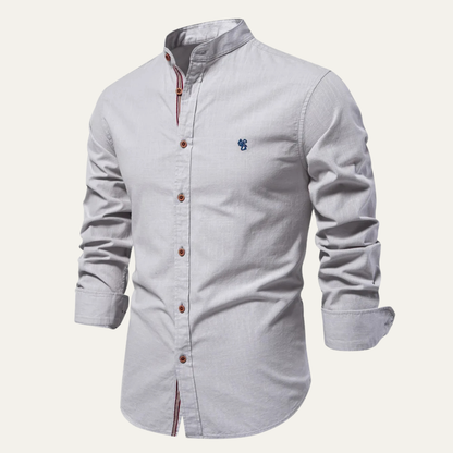 Men's Cotton Linen Business Shirt