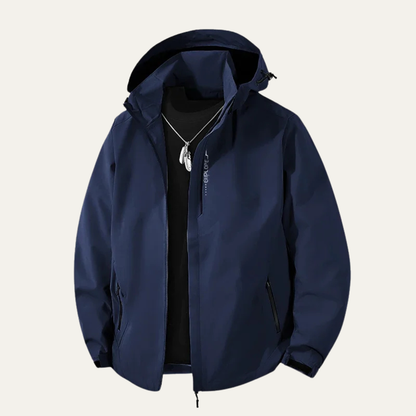 Waterproof Softshell Rain Jacket Windproof Hooded Outdoor Coat