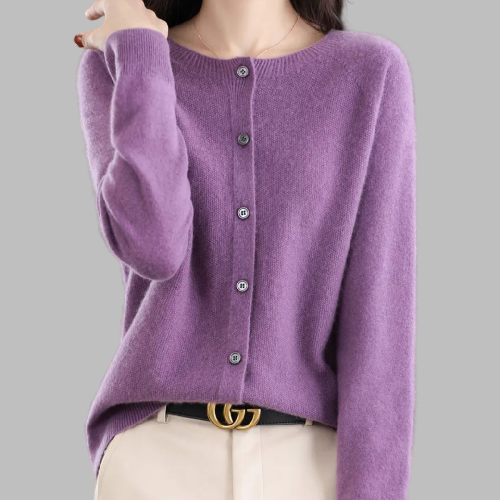 Women's Open Neck Cardigan