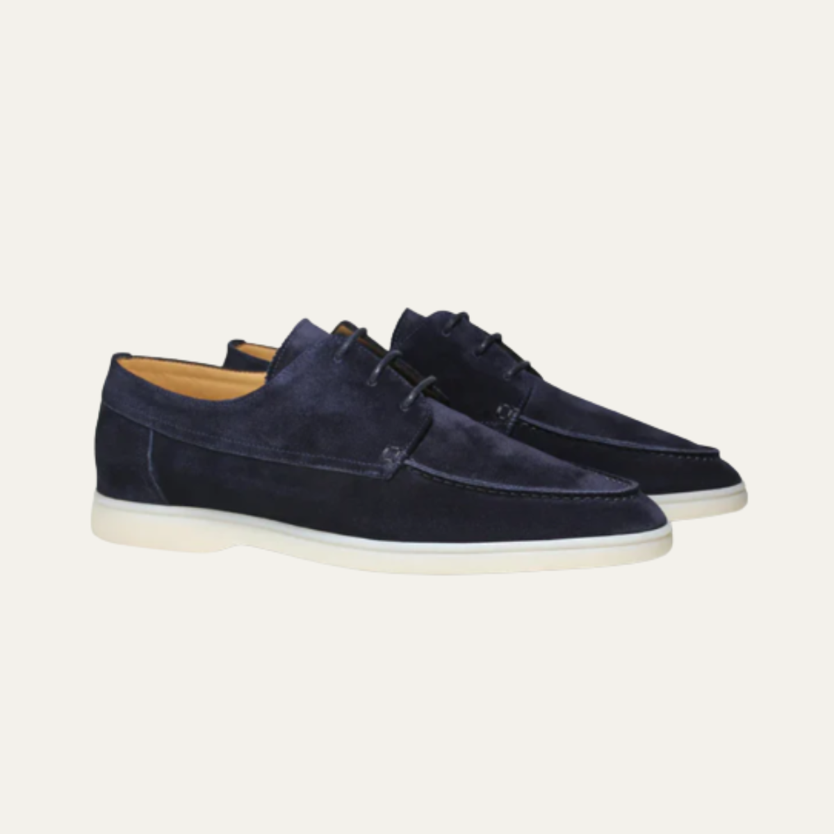 Men's Suede Slip On Loafers Classic Brown