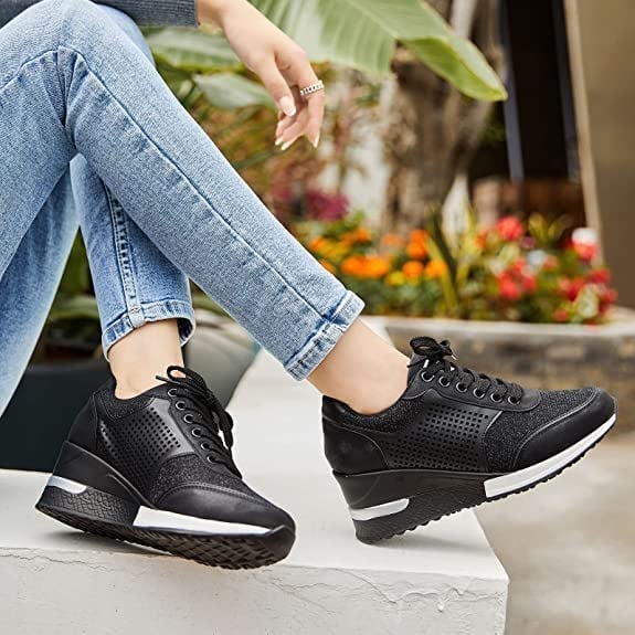 Women's Wedge Sneakers Elevated - Vonnera