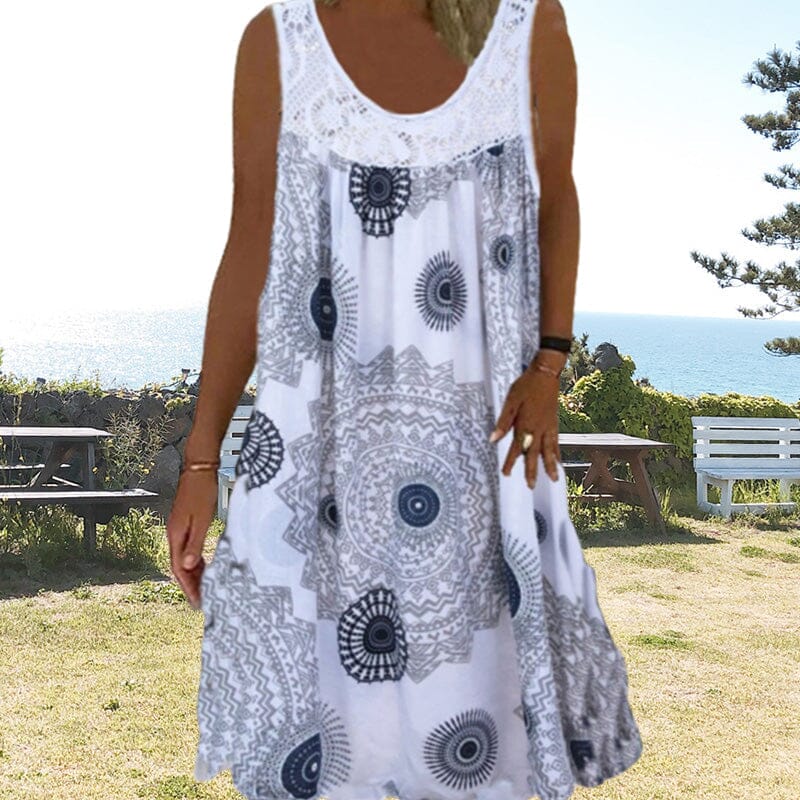 Women's Crochet Lace Dress - Vonnera