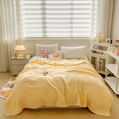Soft Waffle Weave Blanket