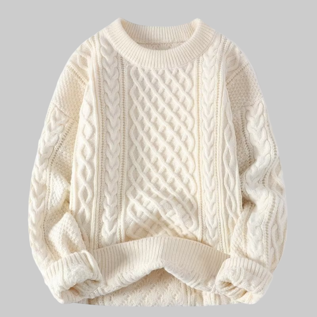 Women's Wool Crew Neck Sweater - Vonnera