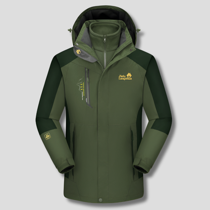 3-In-1 Waterproof Ski Jacket Insulated Winter Coat - Vonnera