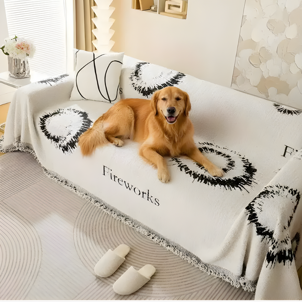 Plush Yarn Double Sided Sofa Slipcover