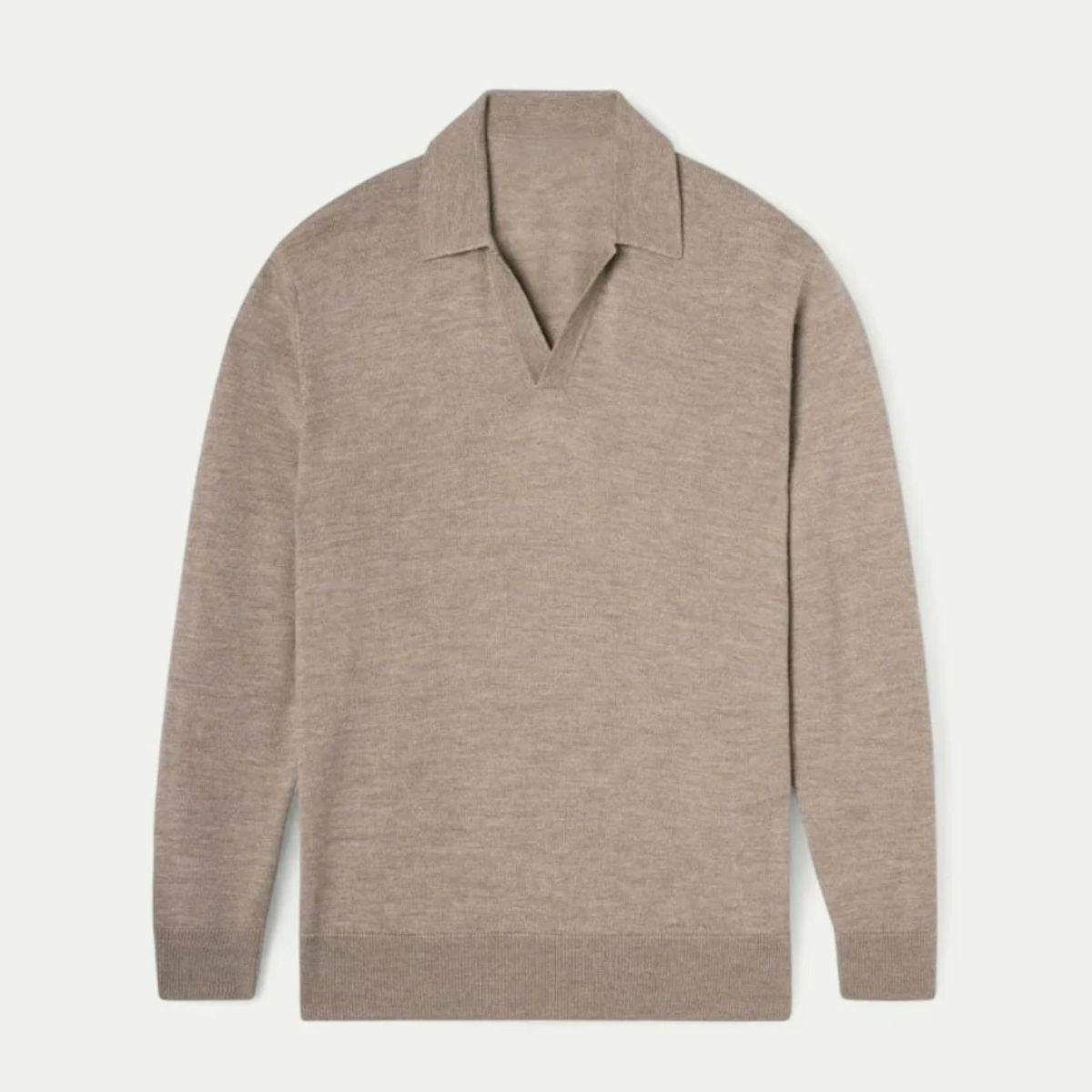 Men's Cotton V Neck Polo Shirt - Vonnera