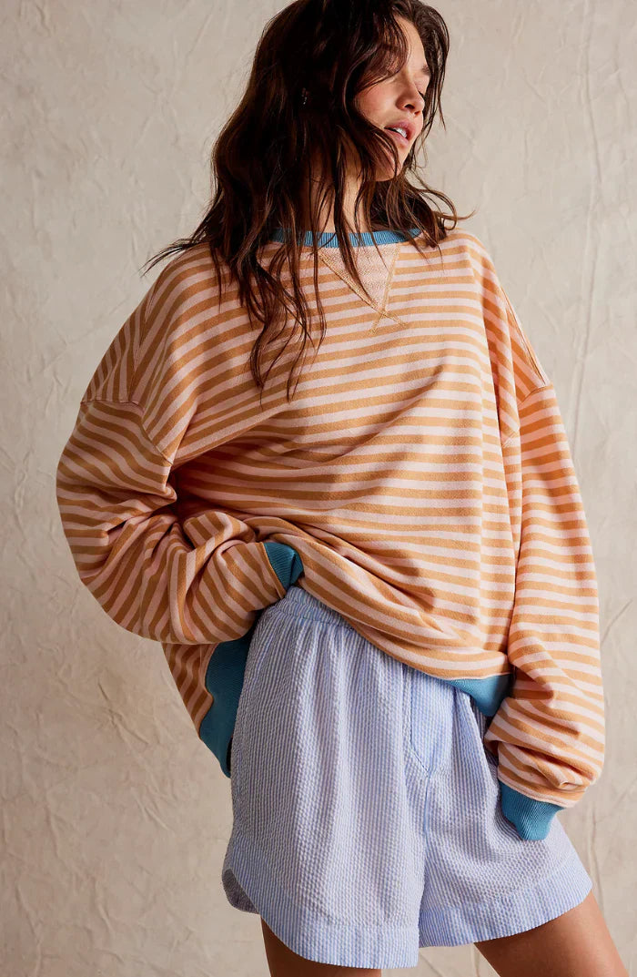 Women's Striped Sweater Casual Wear