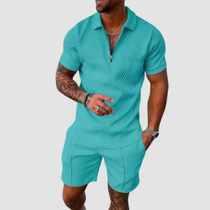 Men's 2-Piece Summer Set Casual Cotton