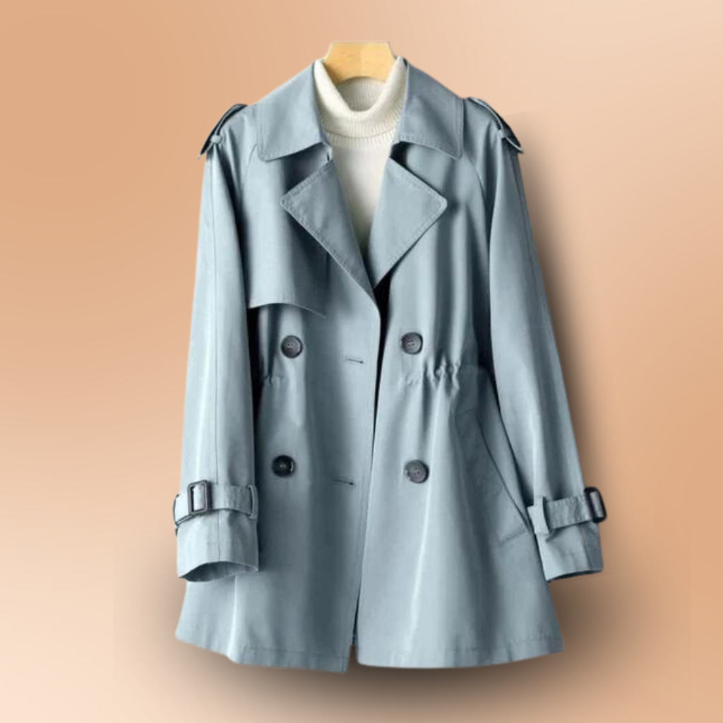 Chromablend Women's Vintage Trench Coat - Vonnera