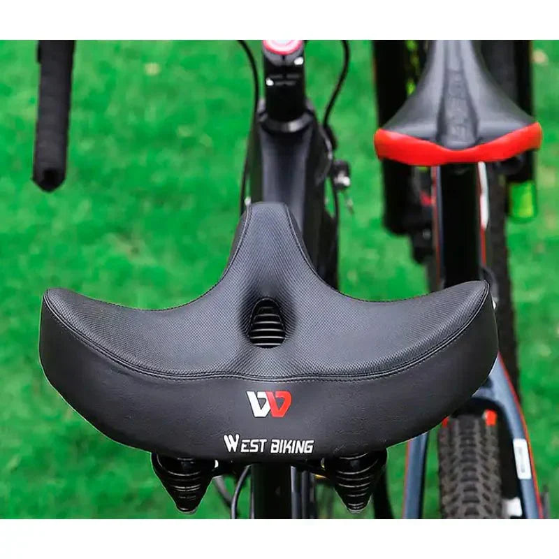 Comfortable Bike Seat Extra Wide Cushion