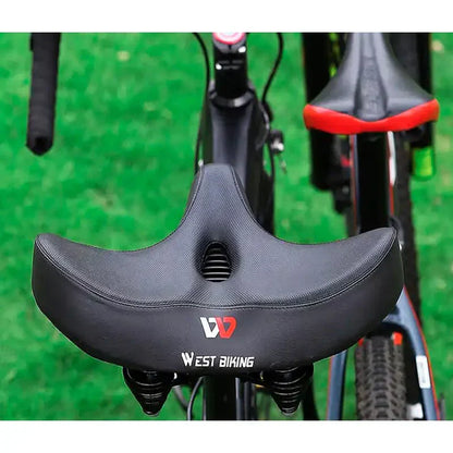 Comfortable Bike Seat Extra Wide Cushion
