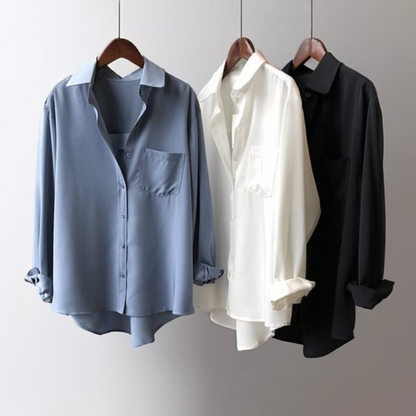 Women's Office Satin Shirt