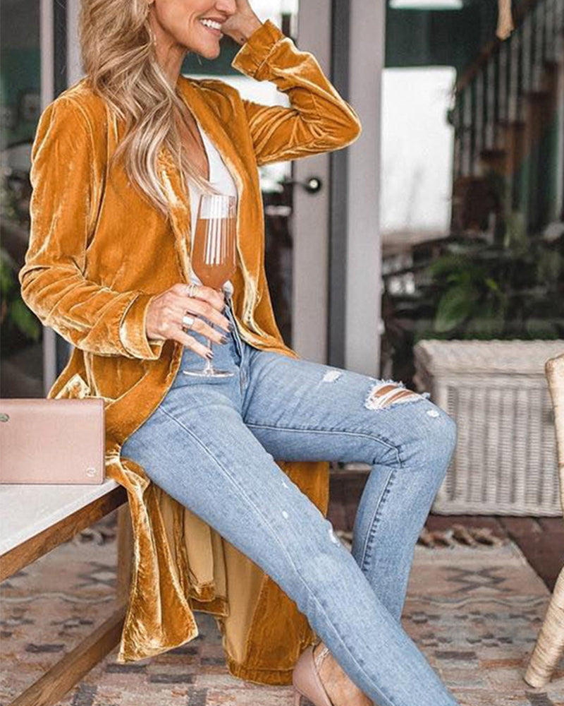 Women's Long Cardigan Lightweight Duster Coat