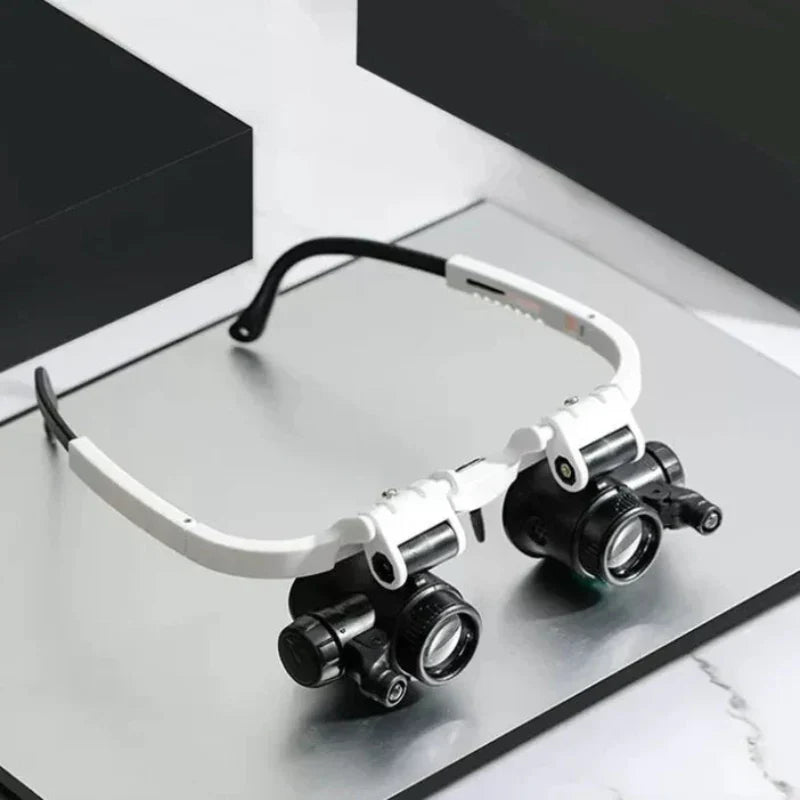LED Magnifying Glass Adjustable Lenses - Vonnera
