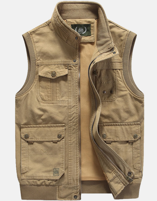 Men's Utility Vest Multi-Pocket - Vonnera