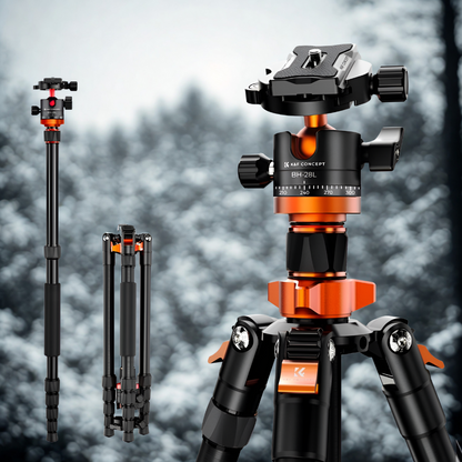 Aluminum Portable Camera Tripod 67 Inches - Vonnera