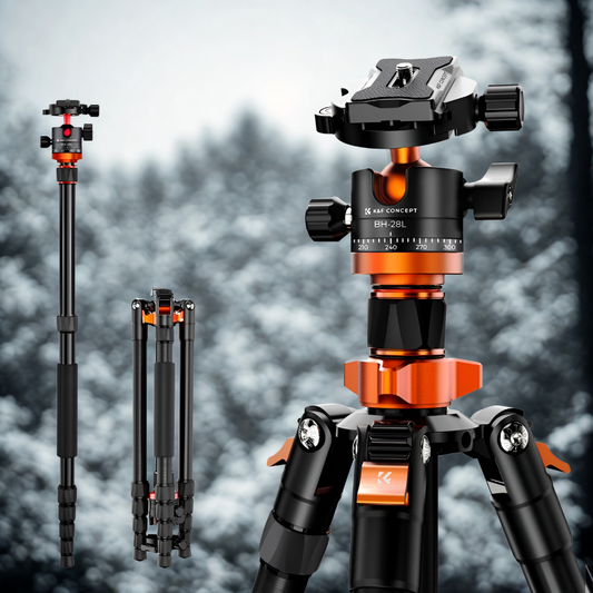 Aluminum Portable Camera Tripod 67 Inches - Vonnera