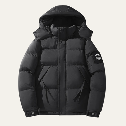 Men's Detachable Hood Jacket Loose Fit - Vonnera