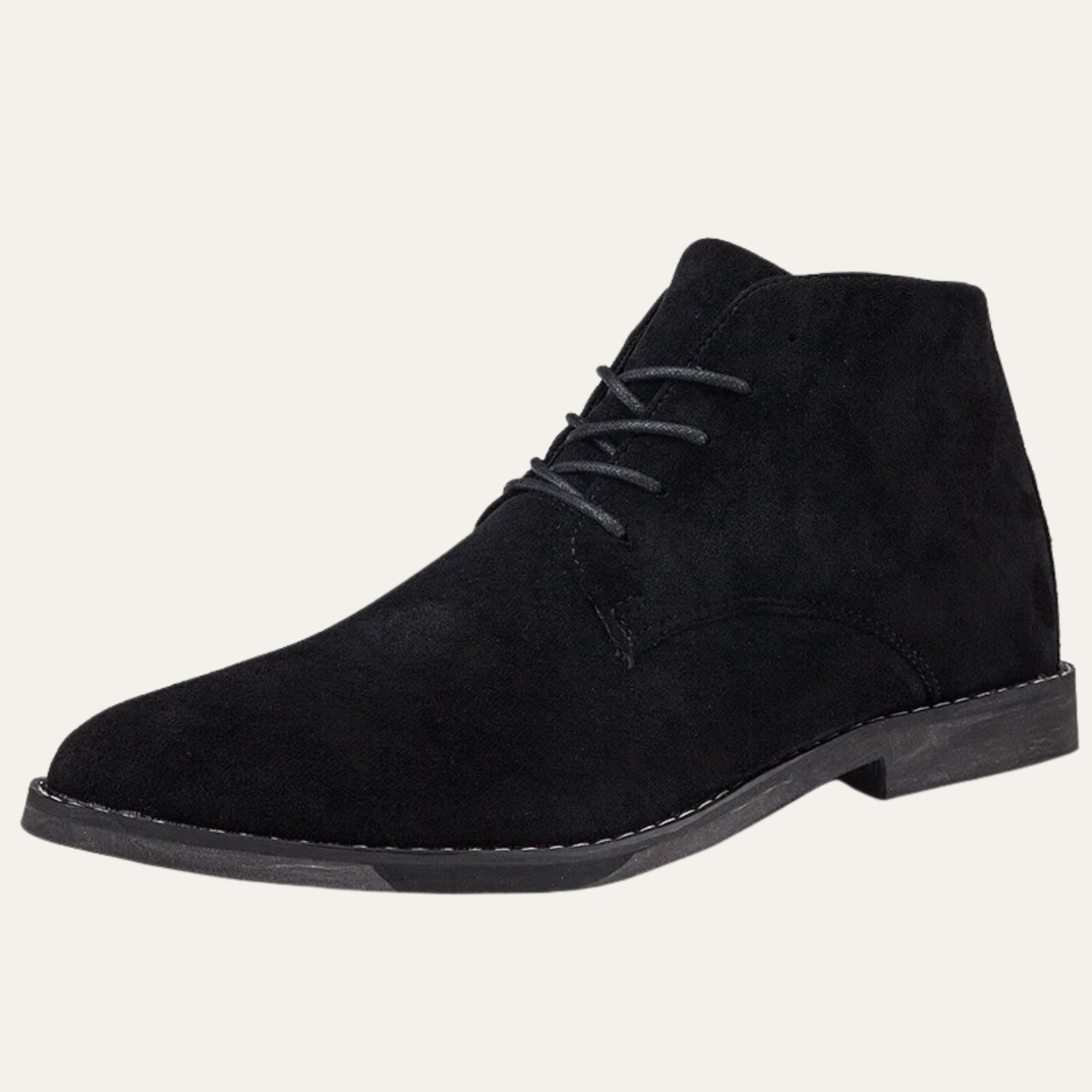 Dockside Men's Suede Ankle Boots Lace Up Brown - Vonnera