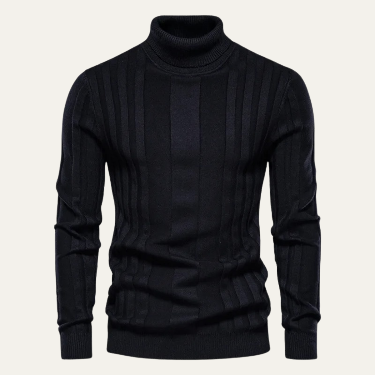 Men's Slim Fit Knit Turtleneck Sweater - Vonnera