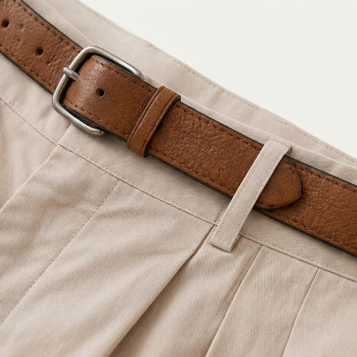 Henwick Men's Linen Shorts Tailored Summer Beige