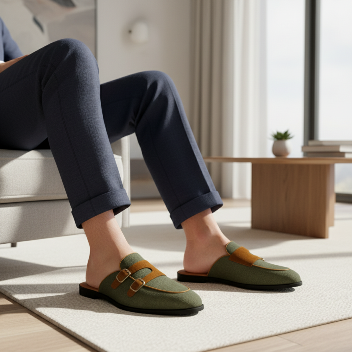 Men's Canvas Slip On Loafers