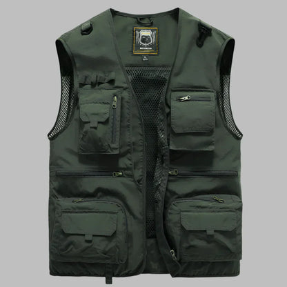 Men's Summer Vest Multi Pocket Cotton