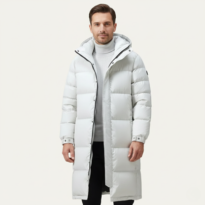 Westminster Men's Longline Puffer Coat Black