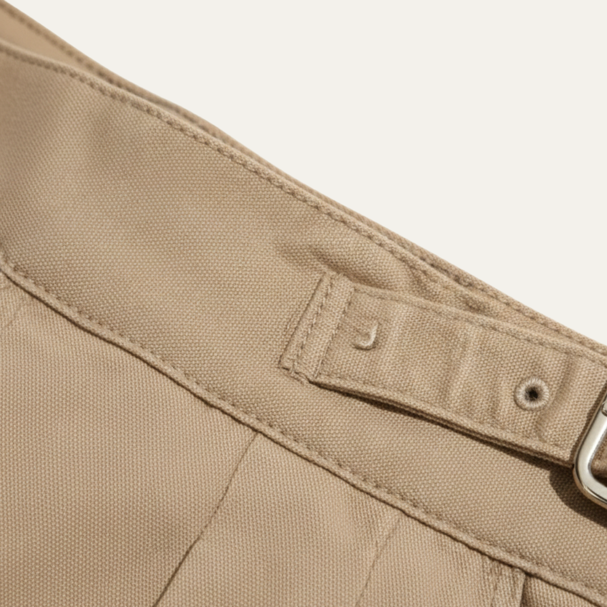 Men's Double Pleated Straight Leg Pants Vintage Style