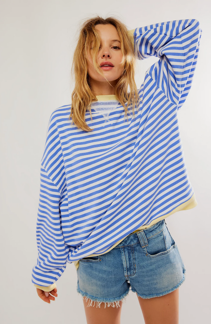 Women's Oversized Striped Sweater