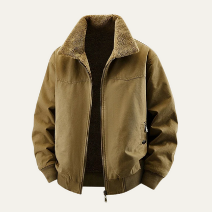 Men's Reversible Bomber Jacket Fleece Lined - Vonnera