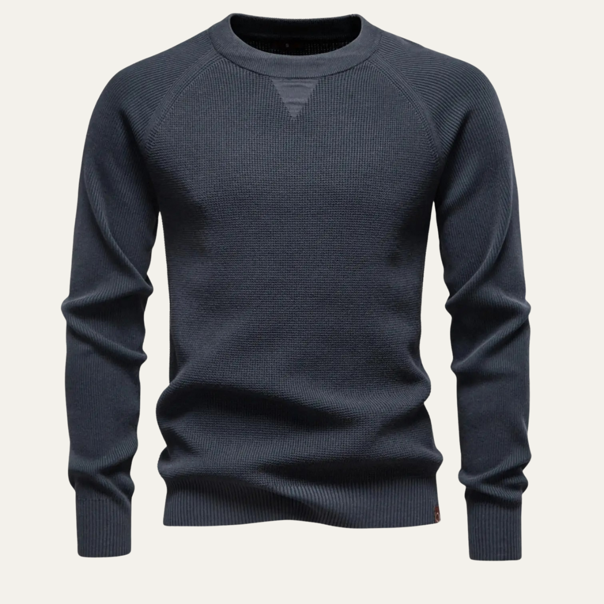 Men's Soft Knit Slim Fit Sweater Red - Vonnera