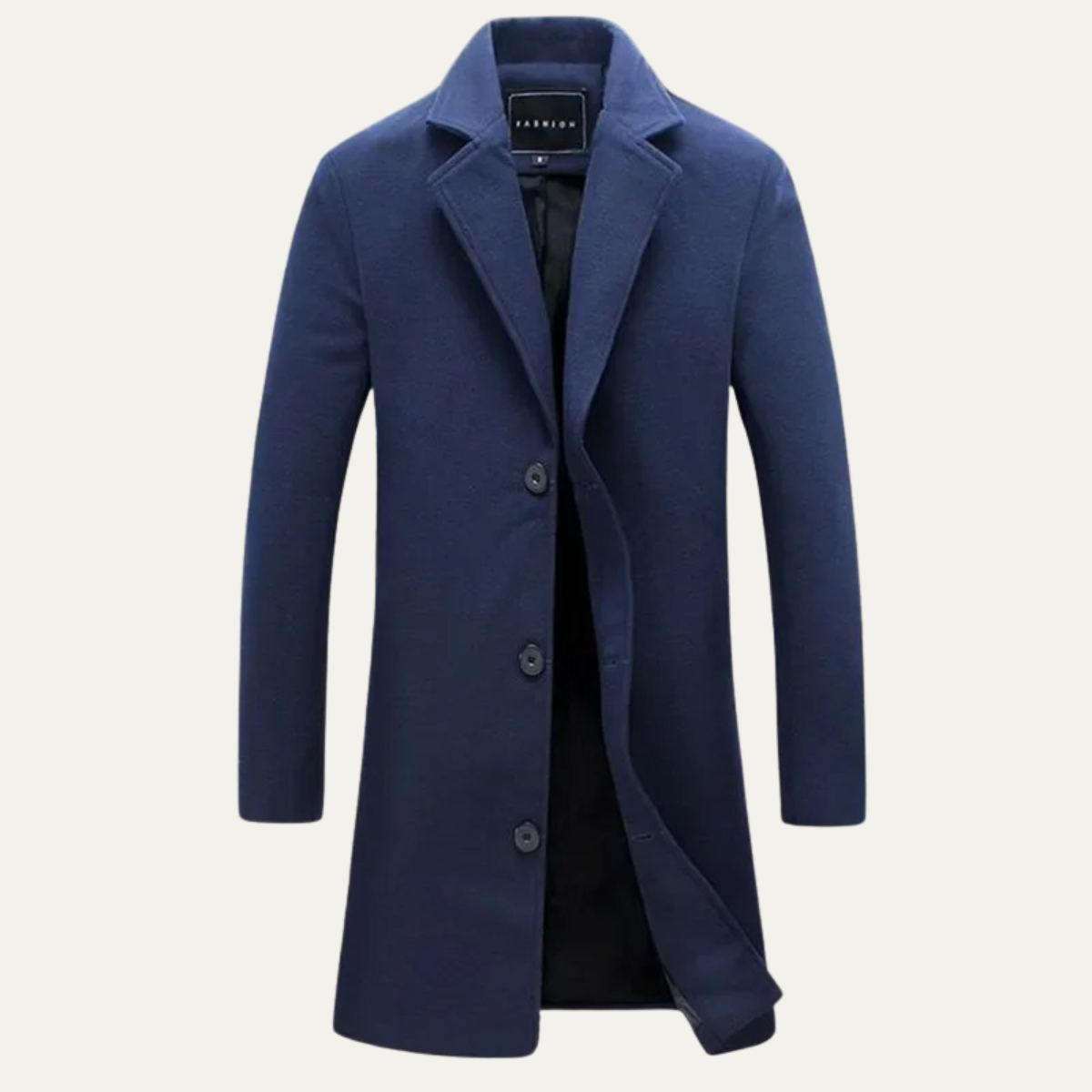Men's Long Wool Coat Smart Casual