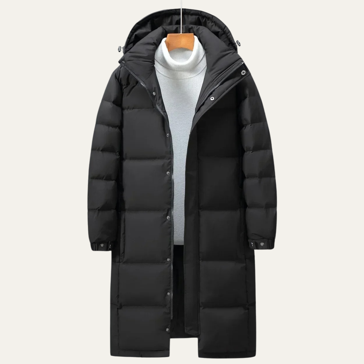 Westminster Men's Longline Puffer Coat Black