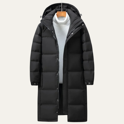 Westminster Men's Longline Puffer Coat Black