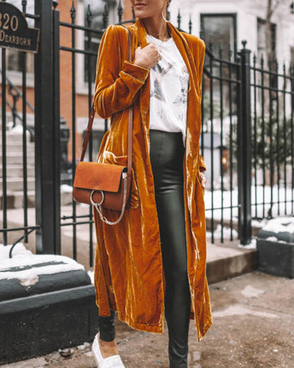 Women's Long Cardigan Lightweight Duster Coat