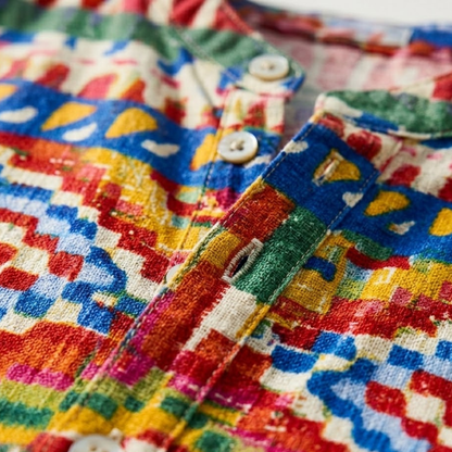 Men's Hawaiian Shirt Tropical Button Up Soft Cotton