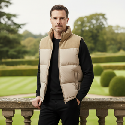 Men's Quilted Puffer Gilet
