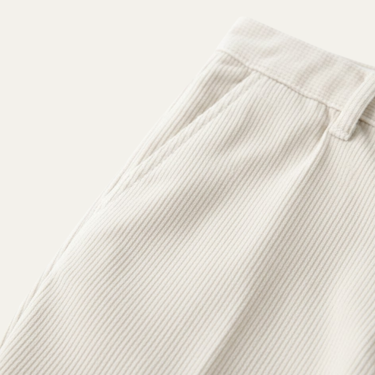 Men's Corduroy Casual Pants Elastic Waist