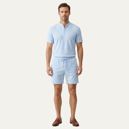 Men's Casual Summer Set T-Shirt And Shorts