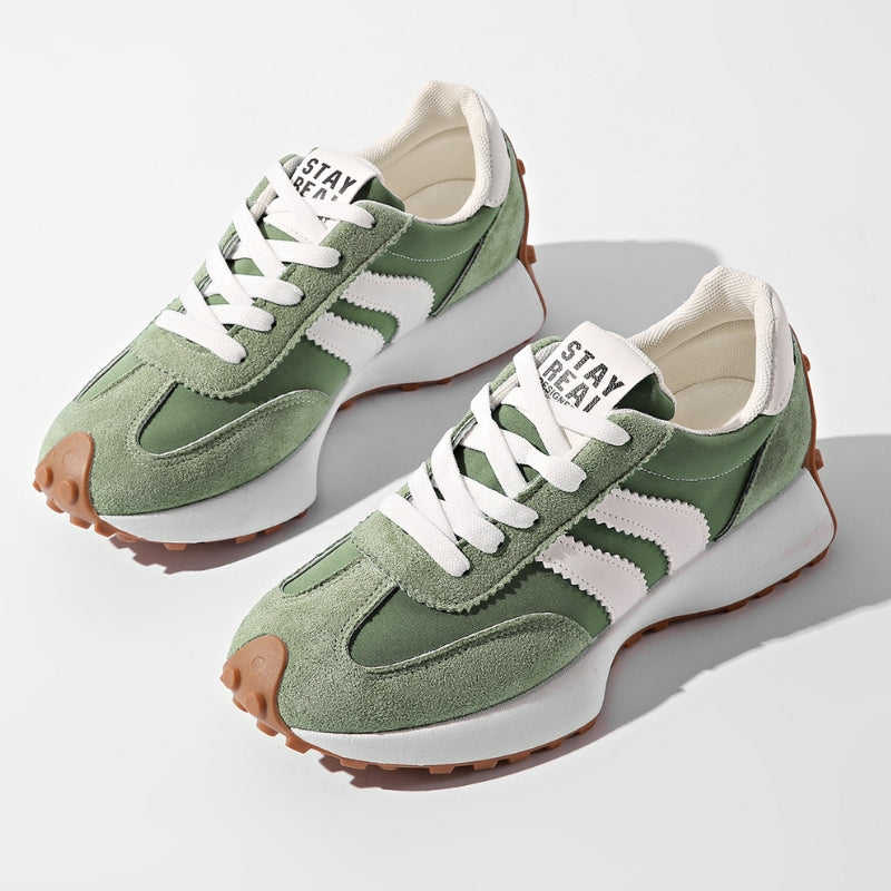 Women's Lace-Up Platform Sneakers Comfortable - Vonnera
